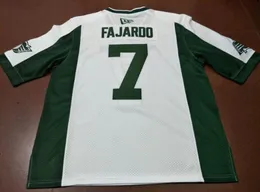 benutzerdefinierte Männer Saskatchewan Roughrider Cody Fajardo 7 Full Sticky College -Trikot oder einen Namen oder eine beliebige Nummer Jersey1916828