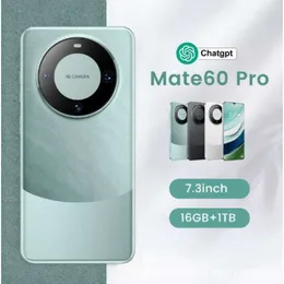 Mate60 Pro Global Version Telefono 16GB+1Tb da 7,3 pollici di grande telefono da gioco Android Smart Black
