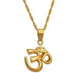 Anhänger Halskette Anniyo Afrikanische Symbol Mini Yoga Charm Halskette Indian Hindu Indian Buddhist Om Indian Religion #00710 S2452599 S2452466