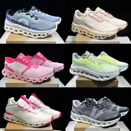 2024 QC Run CloudMonster Running Shoes Cloudtilt NovaCloud Men Women Cloudgo Cloud X1 Sneakers Pink Clouds Lätt andas utomhusstorlek 36-45