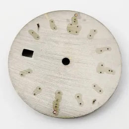 Diaria di orologio sterile nero da 31 mm con finestre da data verde luminosa fit NH35 NH36 Orologi di movimento automatico Parti di accessori