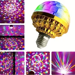 RGB Disco Stage Girlating Light Magic Crystal Ball Lamp LED KTV Bar Projector de casamento Bulbo Festa de Natal Luzes de férias
