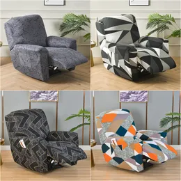 4 Pieces Flower Recliner Sofa Cover for Living Room Elastic Reclining Chair Cover Lazy Boy Relax Armchair Protector Slipcovers
