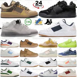 Forum di scarpe casual Filla bassa x Bad Bunny 84 Crema gialla Blu Tinta Core Nero Benito Easter Egg Men Cafe Patchwork Pink White Brown Snogya#