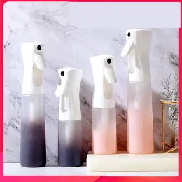 Färggradient sprayflaska contenant vide cosmetique container barber butik hårverktyg kontinuerlig flaskor alkohol desinfektion