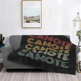 البطانيات Camote-Manta Retro Vintage Colcha A Cuadros Para Cama Manta Doble Fundas de Invierno بطانية