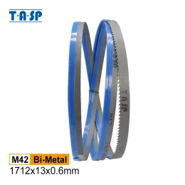 TASP 1712MM M42 BIMETAL BANDSAW Blade 1712x13x0.6mm 6 TPI Woodworking Cutting Band Blade Saw for Metabo Charnwood