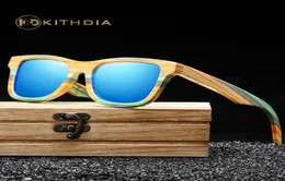 Kithdia Skateboard Wood Bamboo Солнцезащитные очки, поляризованные для женщин -дизайнера бренда для женщин.