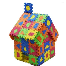 Teppiche 3d Eva Foam Puzzle Spiel DIY Geometrische Form lernen Bildung Spielzeug für Kinder Kinder Geburtstag Geschenk