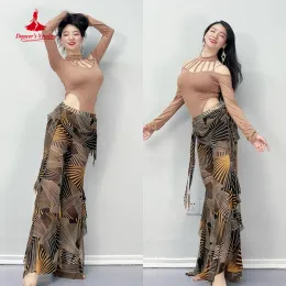 Belly Dance Costume for Women Bellydace Cheap Clothes Long Sleeves Top and Trousers 2pcs Girl's Oriental Bellydancing Tops