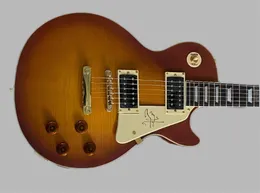 New! Honey Burst Standard electric guitar, solid body, Flame maple top, rosewood Fretboard 2589