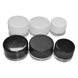 glass jars storage container tin can canisters oem labels 100ML 200ML 50ML cans black white caps food storage smell proof water proof
