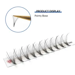 7d Wispy vorgefertigter Volumen Fans handgefertigt Phoenix Lash Sharp Stem Stem Hybrid Vorvor, vorgefertigte Lüfter Pointy Base Spike Vorgefangener Wispy Volumen Fan Lash