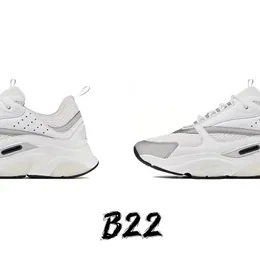Chaussure Luxe B22 Sneaker Men with pudełko sznurowani swobodni designerskie trampki B22 Buty tenisowe mody 22 buty podłogowe