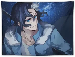 Cameses Sirius Jaeger Anime Poster Yuliy Jirov Polyester Duvar Sanat Goblen Dekoratif Yatak Odası Modern Ev Basılı Resim