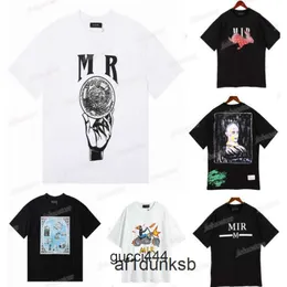 Kurze Amirliness Amirl Amari AM 2024 Hülsenmarke Designer y Letter Summer Fluid T -Shirt Designer T -Shirts Herren und Mode gedruckte Frauen Sand Te nhgu GZ67