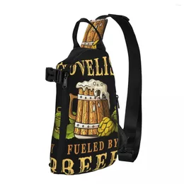 Ruota del zaino alimentato da borse a spalle della birra bevitore divertente sacca per alcol moto imbracatura stampata per esterni