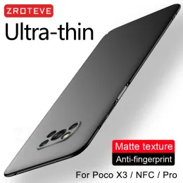 För Pocox5 -fall Zroteve Slim Hard PC Matt Cover för Xiaomi Poco X5 X4 Pro X6 Neo X3 Xiomi Mi Pocophone F3 F4 GT F5 POCOX6 Fall