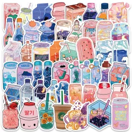 50pcs Kawaii Perle Milk Tea Aufkleber DIY Scrapbook Auto Notebook Telefon Gepäck Laptop Boba Bubble Tee Graffiti Aufkleber Aufkleber