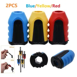 2x Screwdriver Magnetizer Multifunctional Hand Tools Screwdriver Bits New Magnetic Ring Demagnetizer For Electric Screw Bits