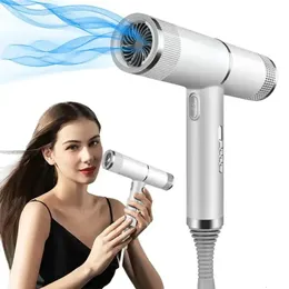 Travel di casa per esterni portatili di bellezza di bellezza salone anione asciugatrice set diffusore senza foglie Ionic Hair Blow Dryer 240511