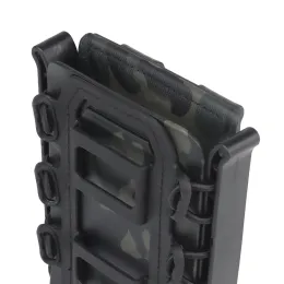 3Pcs Tactical Fast Mag TPR Flexible Molle Magazine Pouch Carrier for Ar15 M4 5.56/7.62mm CP Camouflage Mag Pouch Case