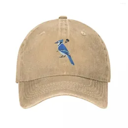 Berets Lacrosse Blue Jay Baseball Caps Mode Jeans Stoffhüte Outdoor Verstellbare Casquette Sport Cowboy Hut für Männer Frauen