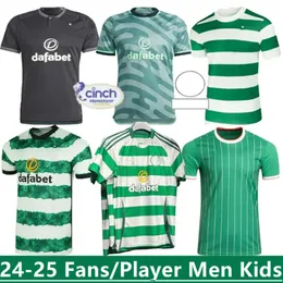 Celts 24 25 Soccer Jerseys Home away KYOGO EDOUARD TURNBULL AJETI CHRISTIE JOTA GRIFFITHS FORREST MEN Kids kit uniforms Football Shirts Wear Special edition 23 2025