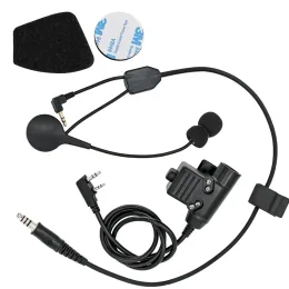Tactical Ptt Y Line Mikrofonkit Elektronischer Headset -Adapter für Howard Leight Impact /Zohan EM054 /Sordin IPSC Shooting Headset