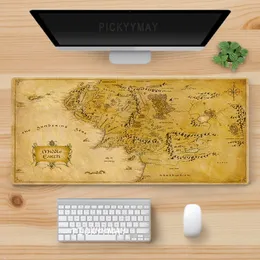 Old Map Deskmat Populante pad del mouse grande mouse 900x400 Deskpad Computer MousePad xxl in gomma da 4 mm tavolo tavolo tavolo dropshipping