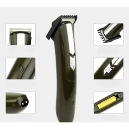 Profesjonalne włosy Trimmer cyfrowy ładunek USB Clipper dla mężczyzn fryzury ceramiczne łopatki brzytwy fryzjer fryzjer