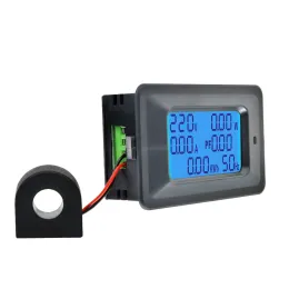 100A AC110-250V Цифровой светодиодный дисплей вольтметр Ammeter Wattmeter Energy Meter 220V VOTT WATTMETER Detector