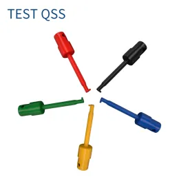 QSS 10st SMD IC Testkrokklipp Copper Mini Grabber för Multimeter Test Lead Electrical Accessories Q.30006