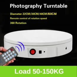 360 ° Kabine Drehmaschine Turntable Display Backdrop Stand Photography Accessoires Aufnahmen ruhiger Remote -Foto Studio Kamera