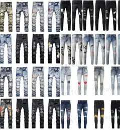 Designer jeans da uomo jeans viola jeans uomo amari jeans slim fit jeans letter lettera di lussuoso abbigliamento da streetwear per esterni per esterni di grandi dimensioni jeans