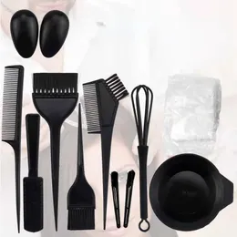 12 PCs/Set Professionelles Salon Haarfarbepinselfarbstoff Flaschenschal -Styling -Tool geeignet für persönliche Familie