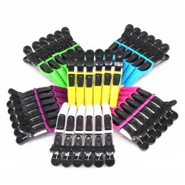 10pcs Friseur Alligator Plastikhaarklemmen Halten Haarsektion Klaue Bug Haarnadel Haarstylingzubehör DIY Home