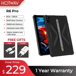 Hotwav-R6 Pro Tablet Pad, Helio P60 Octa Core, 8 GB, 128 GB, 15600mah, 10,1 "HD + Display, 16MP Kamera, 20W schnelles Laden, Android