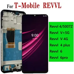 T-Mobile Revvl 4 V Plus V+ 5G 4G 6 Pro 6p 6xp 6x LCD Dijital Edinme Ekran Panel Çerçevesi