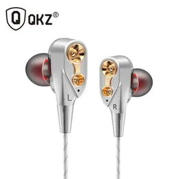 QKZ CK8 Wired Headphones With Microphone 3.5mm Plug In-ear Noise Cancelling Phone Earbuds Gamer Headset Cheap Hearing Aids Hifi