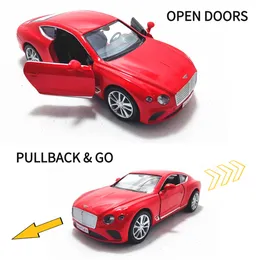 Bentley Continental GT Official Diecast Model Car, Pull Back Toy - Main Image