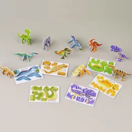 10-50pcs 3d Dinosaur Paper Model quebra