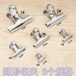 10 pezzi in metallo bulldog clip a impugnatura borse alimentari per sigillatura filettatura del biglietto per letta in moneta organizzatore di monete offerta scolastica da cucina.