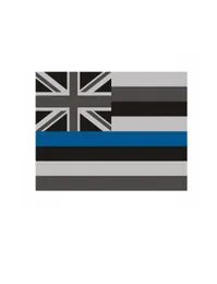 Hawaii State Flagge Thin Blue Line Flagge 3x5 ft Polizei Banner 90x150 cm Festival Geschenk 100d Polyester Indoor Outdoor Druckflaggen und 7744027