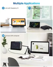Touch screen da 7 pollici Raspberry Pi 3 4 HDMI Touch Monitor Banana Pi Display industriale per VESA di tipo-C per PI 3 4 Laptop Sub Xbox