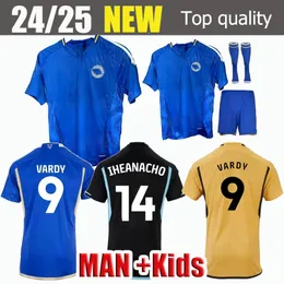 24 25 Leicester Soccer Jerseys Iheanacho Dewsbury-Hall Barnes Tielemans Home Away Wardy Maddison Ndidi Low