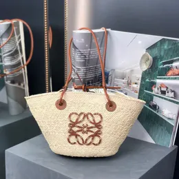 Luo Jia's new straw bag dinner leisure bag beach bag factory women's bag large capacity bag fashion French88