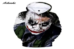 Aikooki new Joker Whoosthirts Мужчины бренд толстовок мужчина Joker Suicide Squad Deads 3D Print