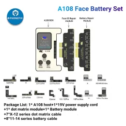 AY A108 Programmer Box für iPhone 8-14 Pro Max Batterie Bildschirm True Ton Face ID Reparaturmatrix Flex Kabel ohne Löten