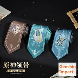 Предварительная продажа Genshin Impact Zhong Li Tartaglia kazuha venti xiao nece tie cosplay accessesure antiem